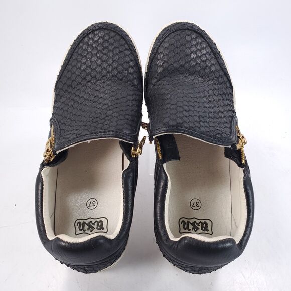 Ash Intense Casual Walking Slip On Shoe Womens Size 7 37 Black White - Picture 4 of 9